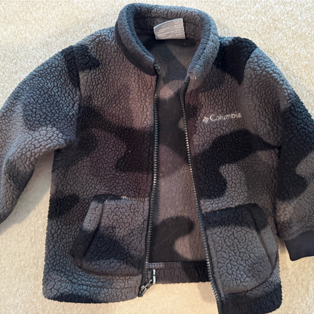 Columbia Charcoal Fleece Jacket